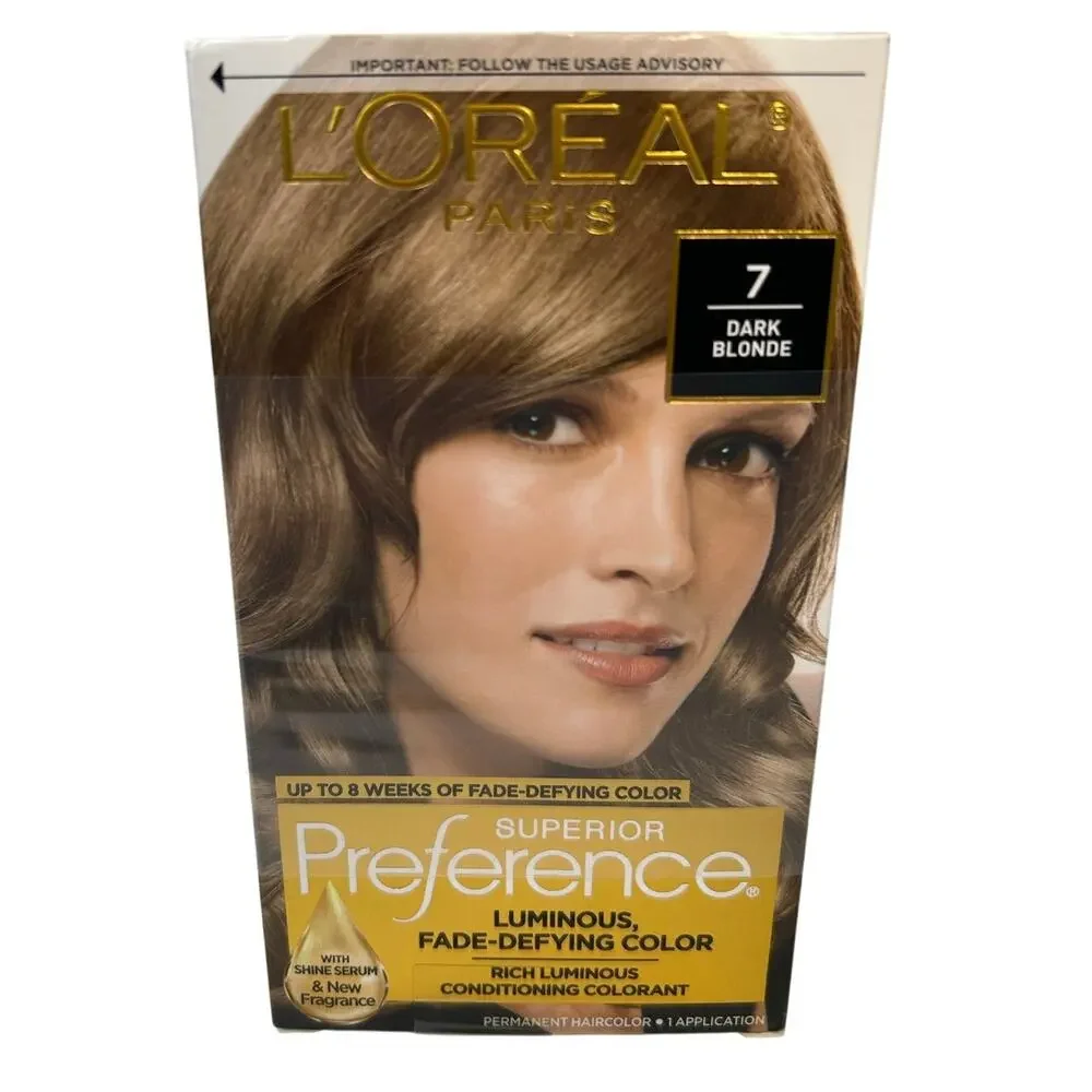 L'Oreal Dark Blonde #7 Superior Preference Fade-Defying Hair Color LOT of 3 - Picture 7 of 8